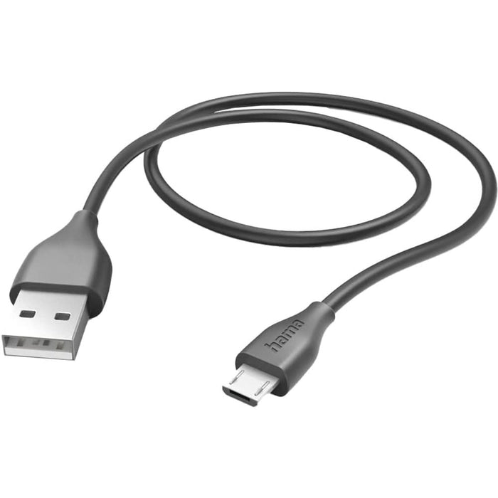 Cablu date HAMA 201586, USB-A - MicroUSB, 1.5m, negru WALTI