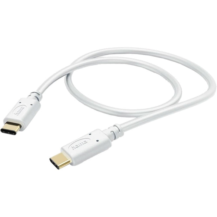 Cablu date HAMA 201592, USB-C - USB-C, 1.5m, alb WALTI