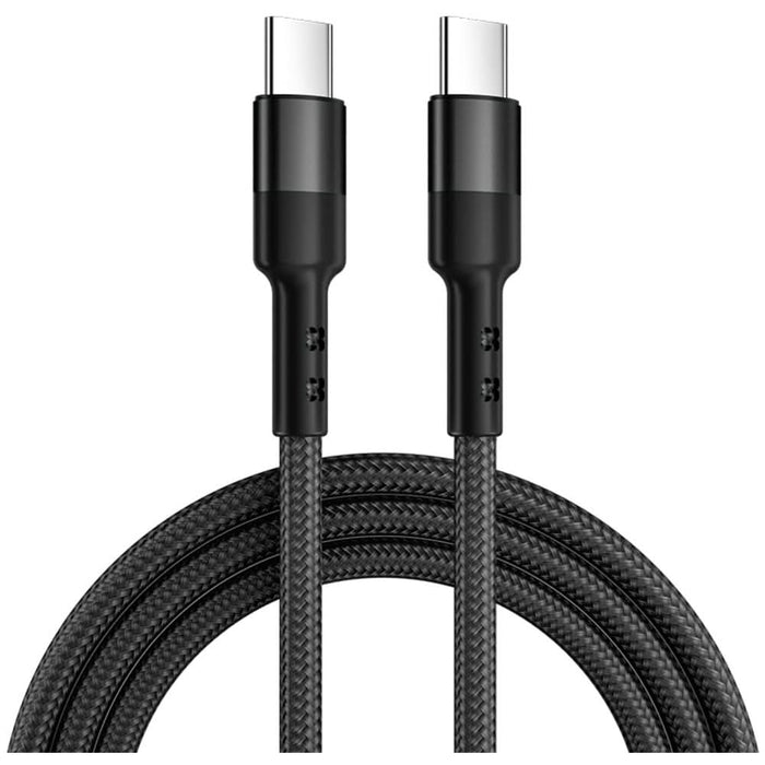 Cablu date Myria MY9091FRF, USB-C - USB-C, 1m, negru WALTI