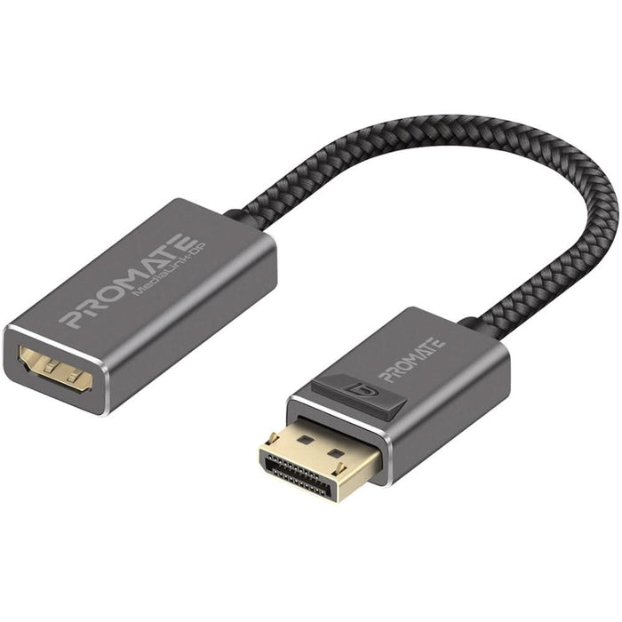 Adaptor DisplayPort la HDMI PROMATE MediaLink-DP, 0.2m, gri WALTI
