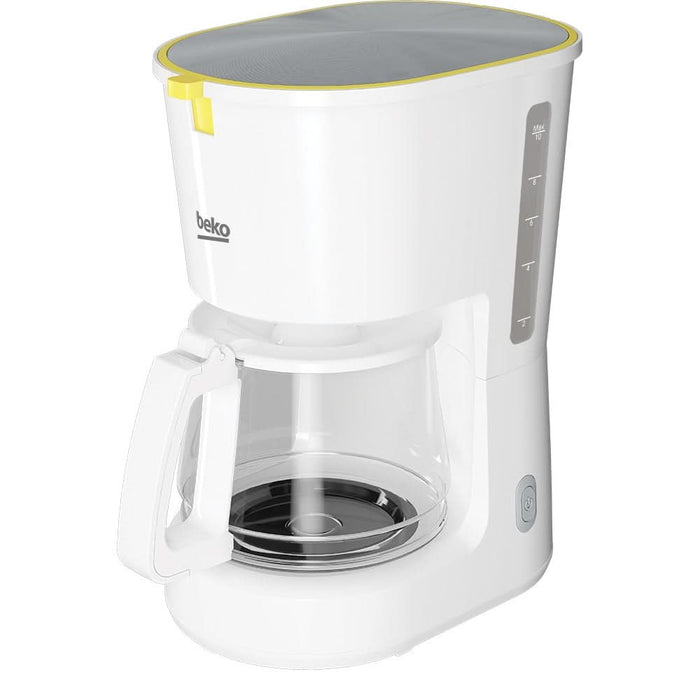 Cafetiera BEKO CFM4340W, 1.25l, 900W, pana la 10 cesti, alb-gri WALTI