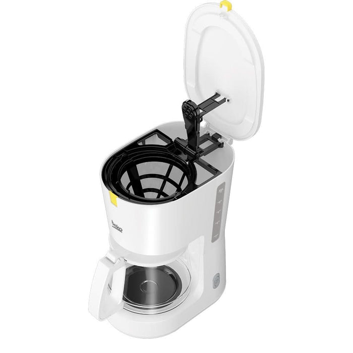 Cafetiera BEKO CFM4340W, 1.25l, 900W, pana la 10 cesti, alb-gri WALTI
