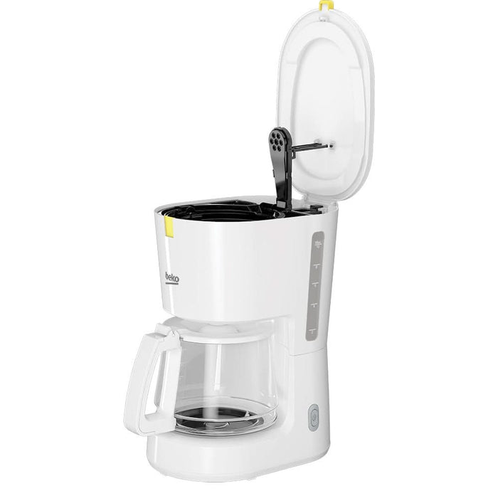 Cafetiera BEKO CFM4340W, 1.25l, 900W, pana la 10 cesti, alb-gri WALTI
