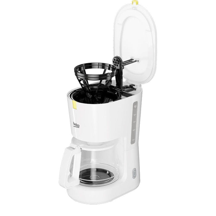 Cafetiera BEKO CFM4340W, 1.25l, 900W, pana la 10 cesti, alb-gri WALTI