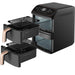 Friteuza cu aer cald dubla COSORI Turbo Tower Compact CAF-DC861-CEUR, 8.6l, 2630W, negru-auriu - WALTI WALTI