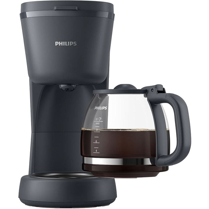 Cafetiera PHILIPS Essentials Collection Seria 1000 HD7430/90, 1.25l, 1000W, 10 cesti, negru WALTI
