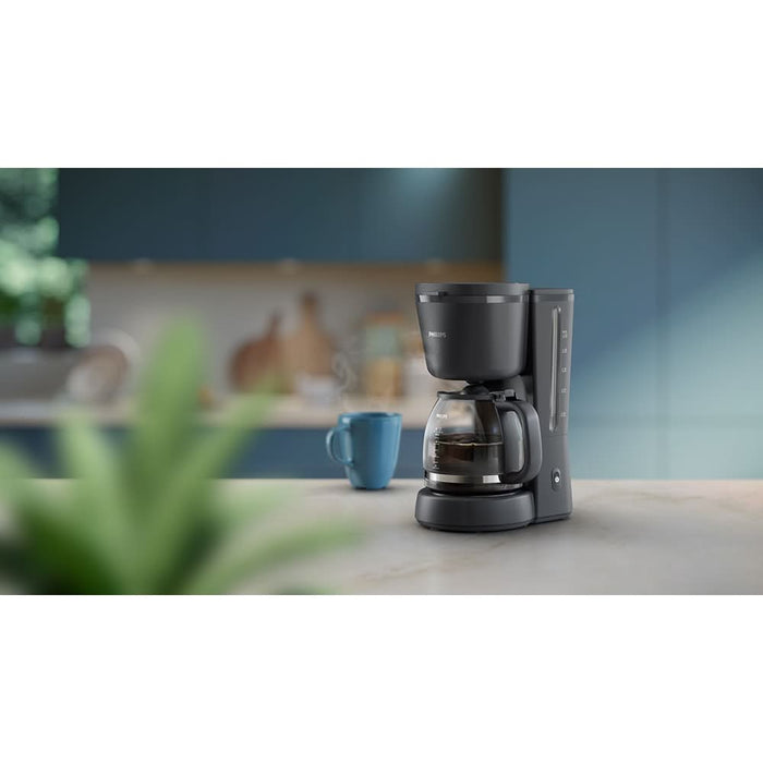 Cafetiera PHILIPS Essentials Collection Seria 1000 HD7430/90, 1.25l, 1000W, 10 cesti, negru WALTI