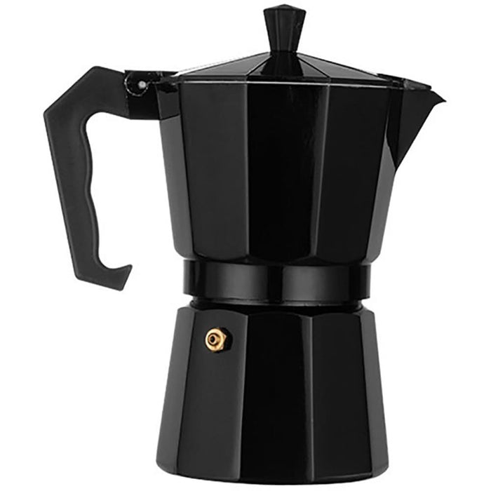 Espressor aragaz MYRIA MC4030, 6 cesti, aluminiu, negru WALTI