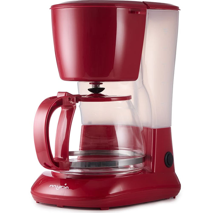 Cafetiera MYRIA MY4157RD, 1.25l, 750W, 8 cesti, rosu WALTI
