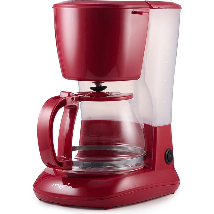 Cafetiera MYRIA MY4157RD, 1.25l, 750W, 8 cesti, rosu WALTI
