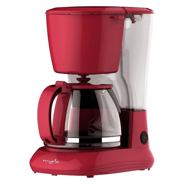 Cafetiera MYRIA MY4157RD, 1.25l, 750W, 8 cesti, rosu WALTI