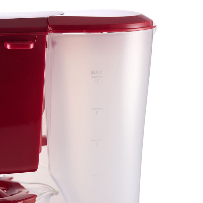Cafetiera MYRIA MY4157RD, 1.25l, 750W, 8 cesti, rosu WALTI