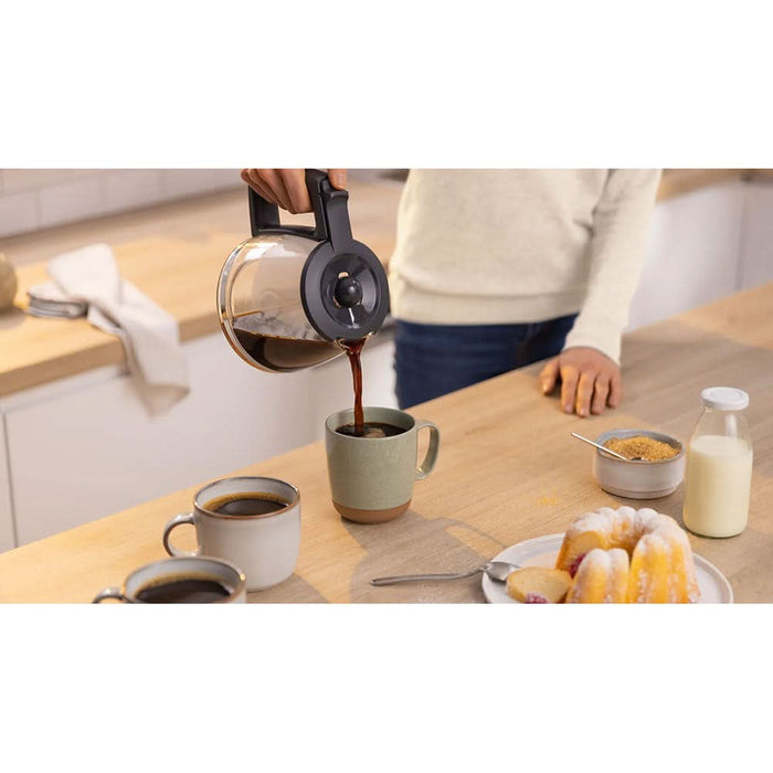 Cafetiera BOSCH MyMoment TKA2M111, 1.4l, 1200W, 15 cesti, alb-gri inchis WALTI