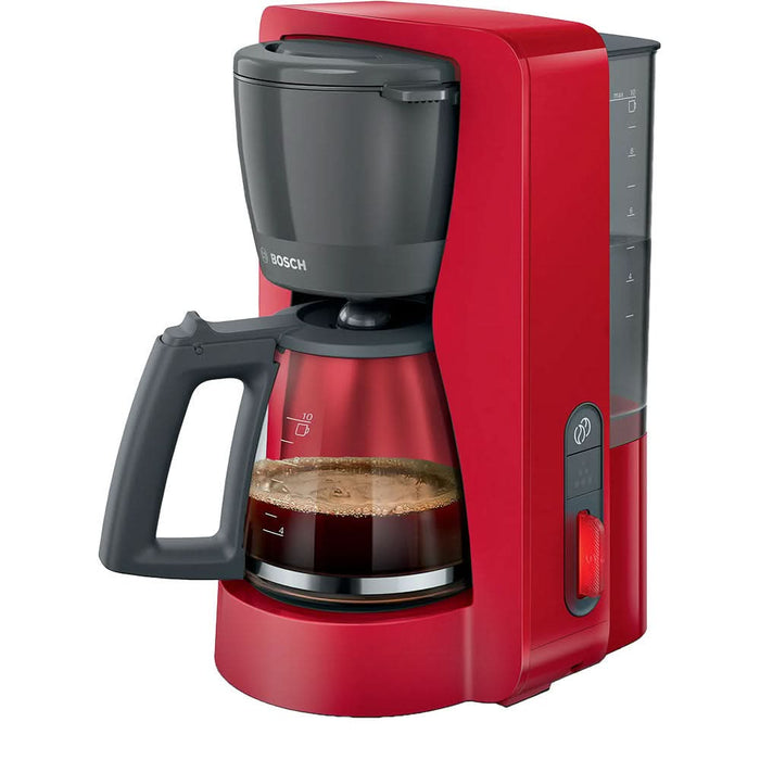 Cafetiera BOSCH MyMoment TKA3M134, 1.4l, 1200W, 15 cesti, rosu-gri inchis WALTI