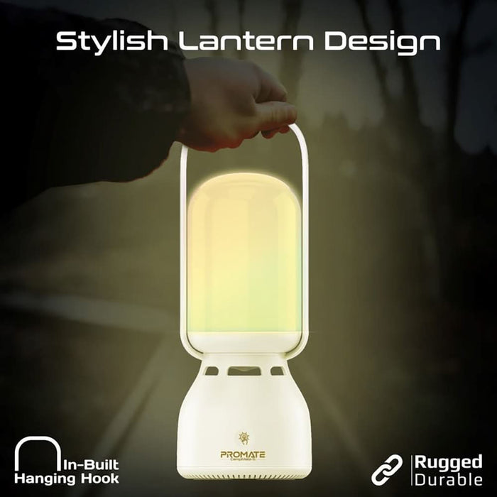 Lampa de exterior LED PROMATE CampMate 5, 100lm, 2400mAh, alb WALTI