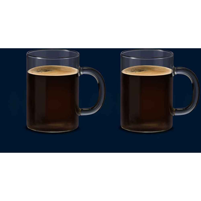 Set pahare DELONGHI DLSC320 Americano, 2 piese, 0.25l, sticla, transparent WALTI