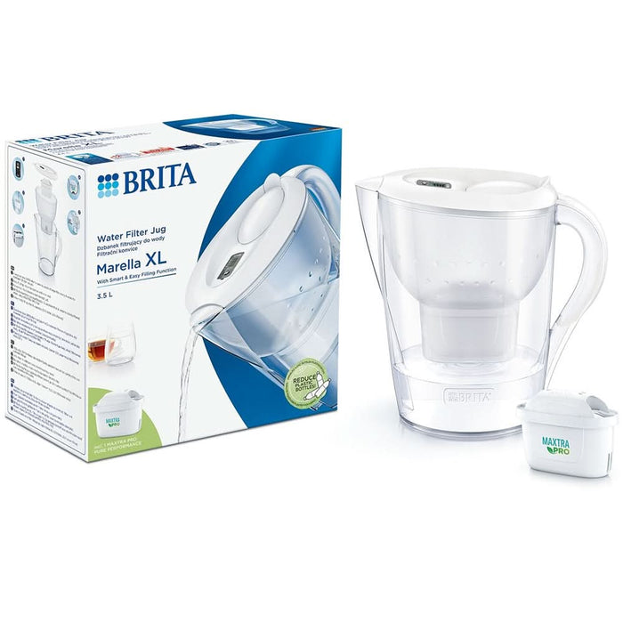 Cana filtranta BRITA Marella XL BR1052780, 3.5l, alb-transparent WALTI