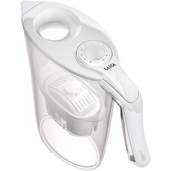 Cana filtranta LAICA Norma J9570A1 + 6 cartuse Bi-flux, 2.3l, alb-transparent WALTI