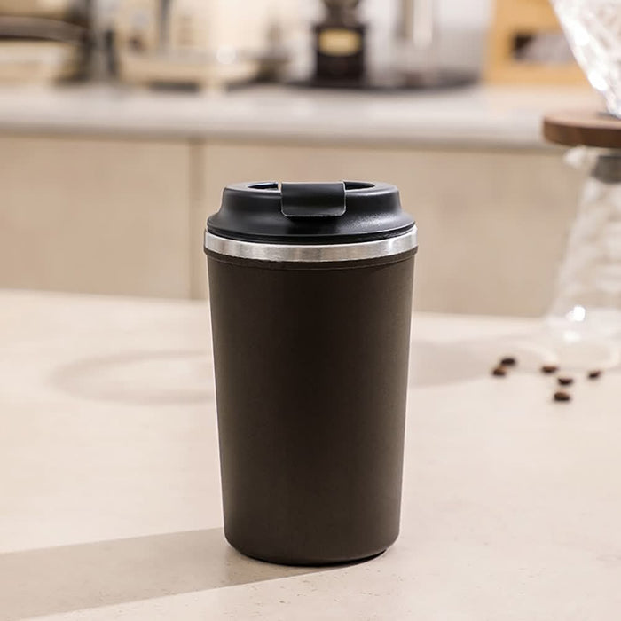 Cana calatorie MYRIA MY4485BR, 0.35l, inox 304, maro WALTI