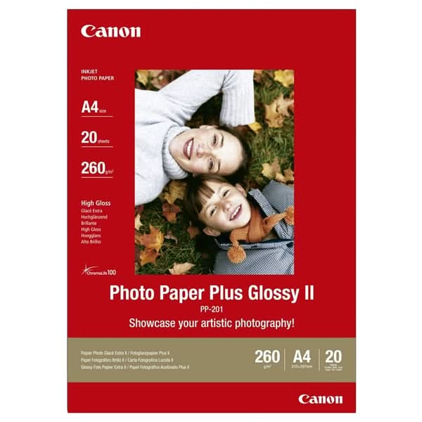 Hartie foto originala CANON Glossy PP-201, A4, 20 coli WALTI