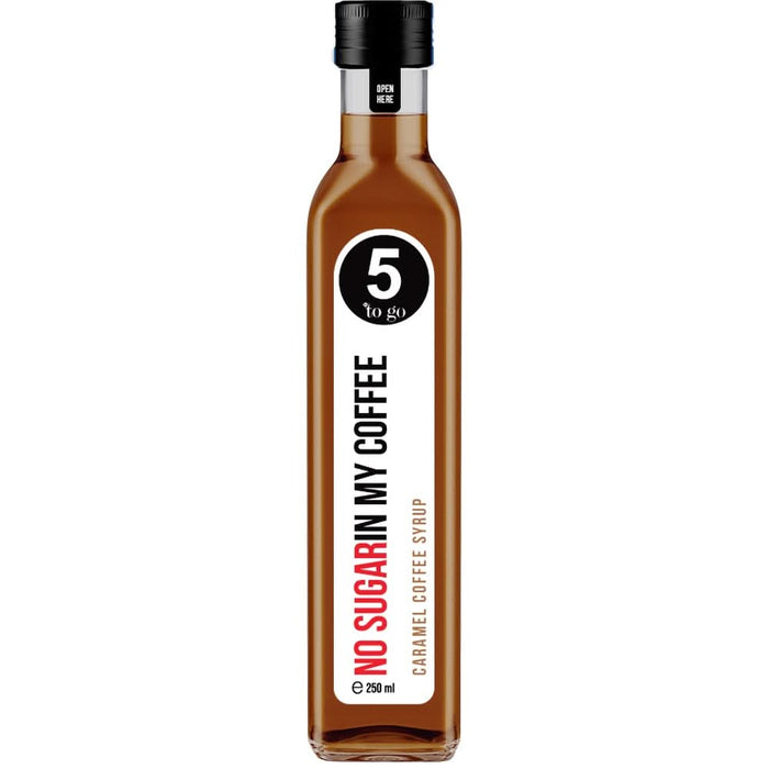 Sirop cafea 5 TO GO Caramel No Sugar, 0.25l WALTI
