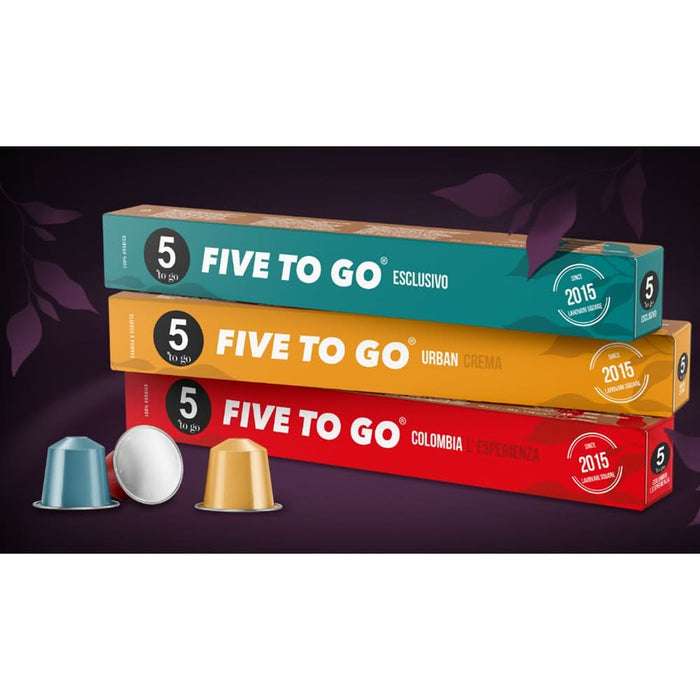 Capsule cafea 5 TO GO Urban Crema, compatibile Nespresso, 10 capsule, 55g WALTI