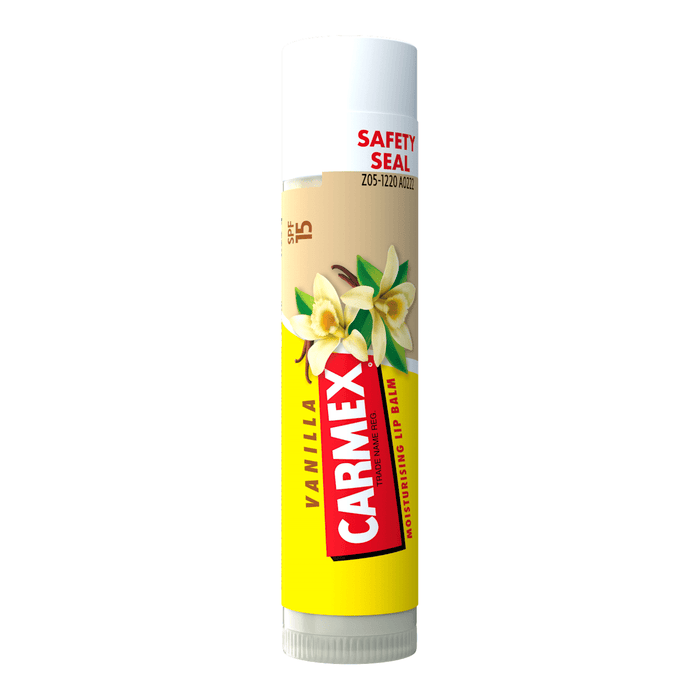 Carmex Balsam reparator cu SPF 15 și aromă de vanilie  pentru buze uscate și crăpate, 4,25 g WALTI