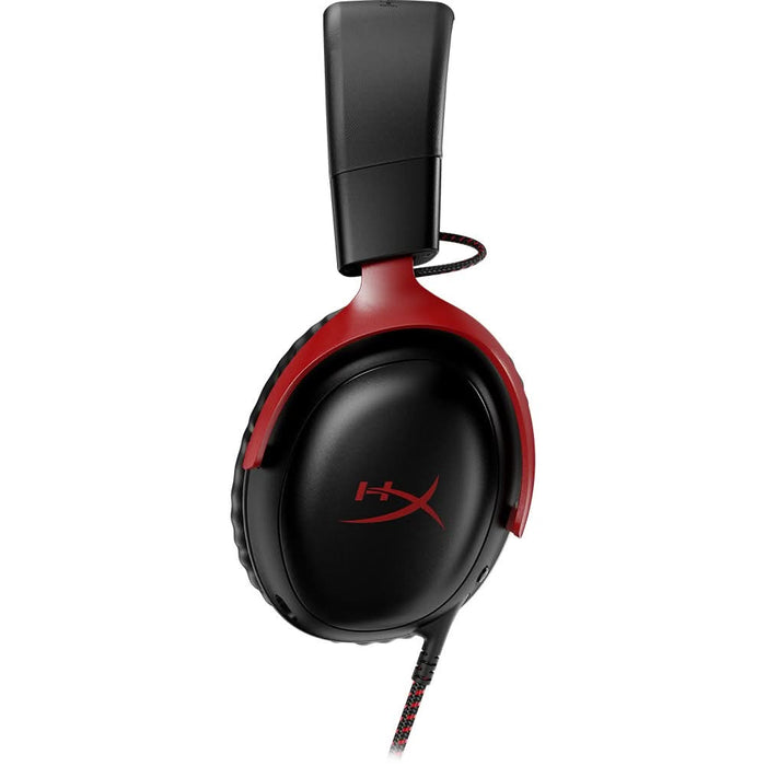 Casti Gaming HyperX Cloud III, DTS Headphone:X Spatial Audio, multiplatforma, 3.5mm, USB, negru-rosu WALTI