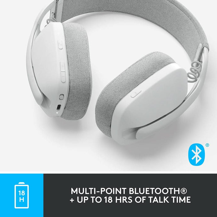 Casti PC LOGITECH Zone Vibe 100, Bluetooth, alb WALTI