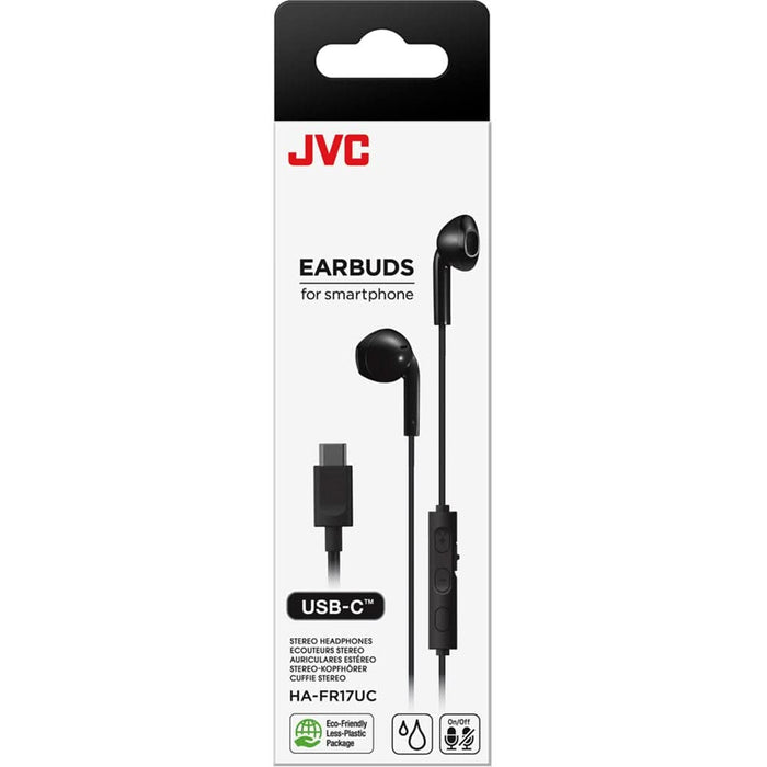 Casti JVC HA-FR17UC-B-U, Cu Fir, In-Ear, Microfon, USB-C, negru WALTI