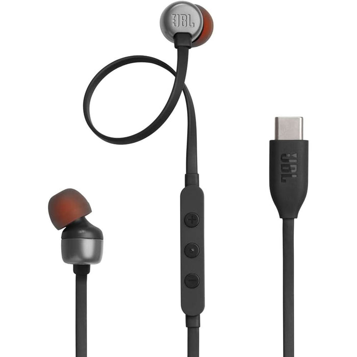 Casti JBL Tune 310C, Cu Fir, In-ear, Microfon, USB-C, negru WALTI
