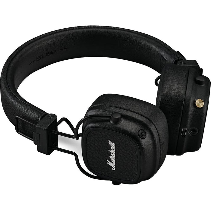 Casti MARSHALL Major V, Bluetooth, On-ear, Microfon, Incarcare Wireless, Negru WALTI