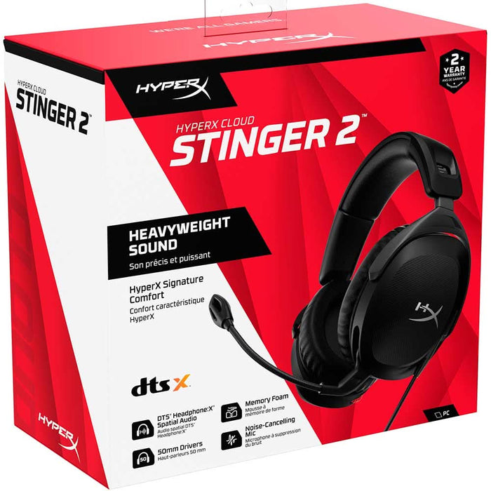 Casti Gaming HyperX Cloud Stinger 2, Spatial Audio, multiplatforma, 3.5mm, negru WALTI