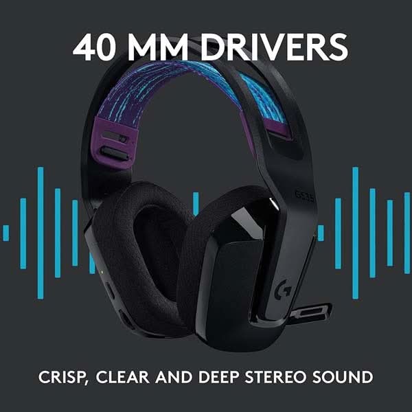 Casti Gaming Wireless LOGITECH G535 LIGHTSPEED, multiplatforma, 3.5mm, negru WALTI