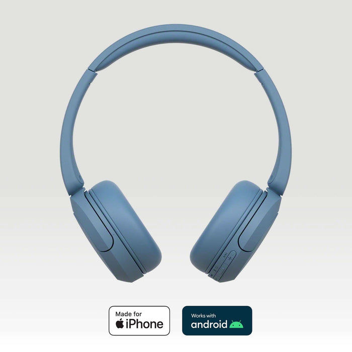 Casti SONY WH-CH520L, Bluetooth, On-Ear, Microfon, albastru WALTI