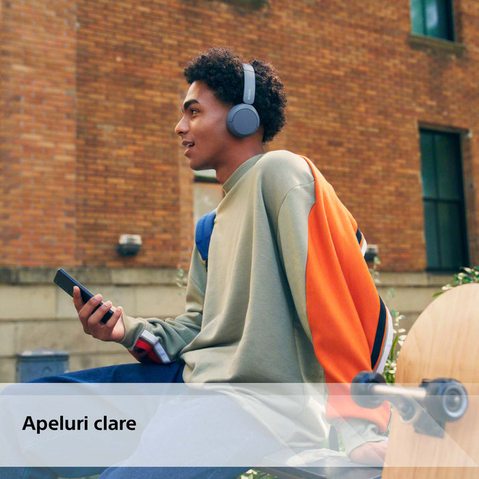 Casti SONY WH-CH520L, Bluetooth, On-Ear, Microfon, albastru WALTI