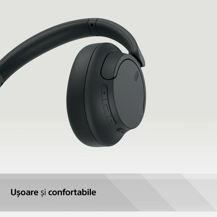 Casti SONY WH-CH720NB, Bluetooth, Over-Ear, Microfon, Noise Cancelling, negru WALTI