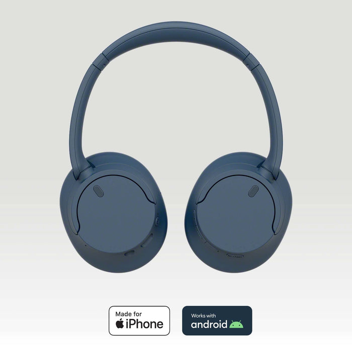 Casti SONY WH-CH720NL, Bluetooth, Over-Ear, Microfon, Noise Cancelling, albastru WALTI