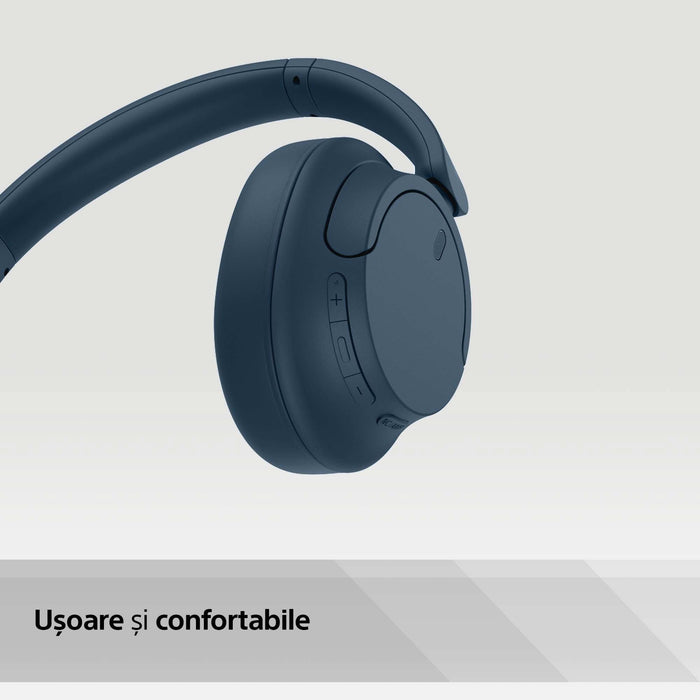 Casti SONY WH-CH720NL, Bluetooth, Over-Ear, Microfon, Noise Cancelling, albastru WALTI