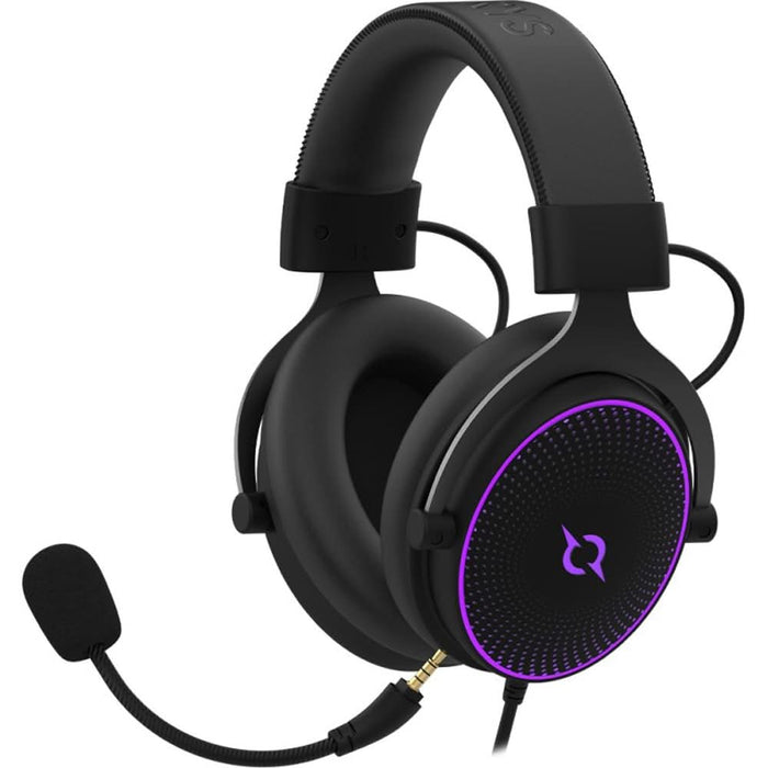 Casti Gaming AQIRYS Carina, 7.1 surround, USB, negru WALTI
