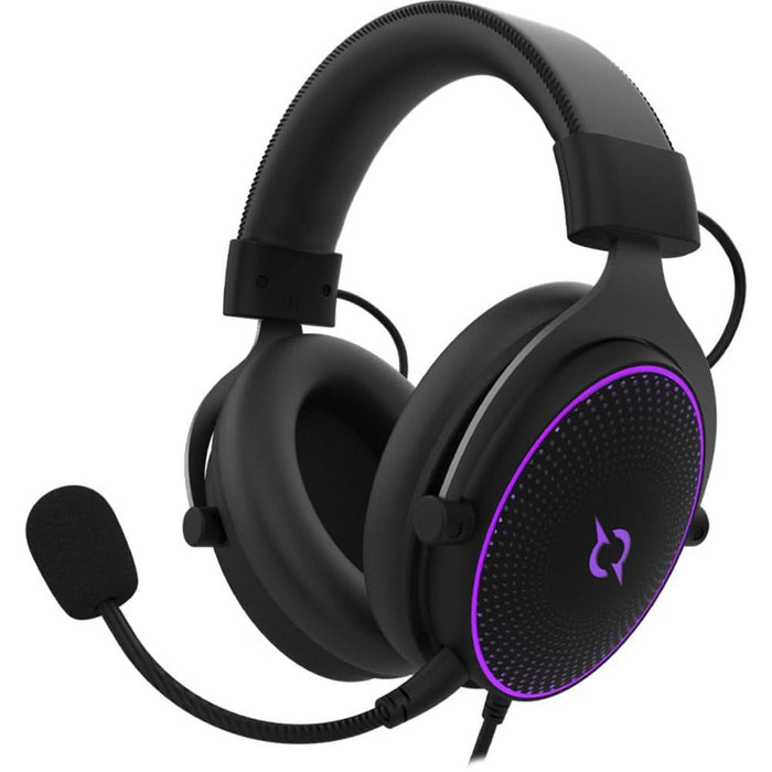 Casti Gaming AQIRYS Carina, 7.1 surround, USB, negru WALTI