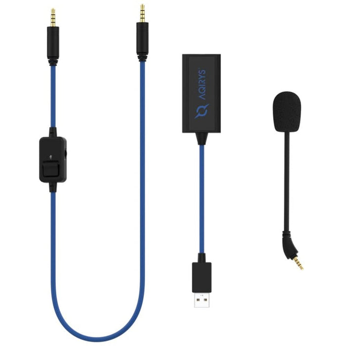 Casti Gaming AQIRYS Sirius Pro, 7.1 surround, USB, 3.5mm, multiplatforma, negru WALTI