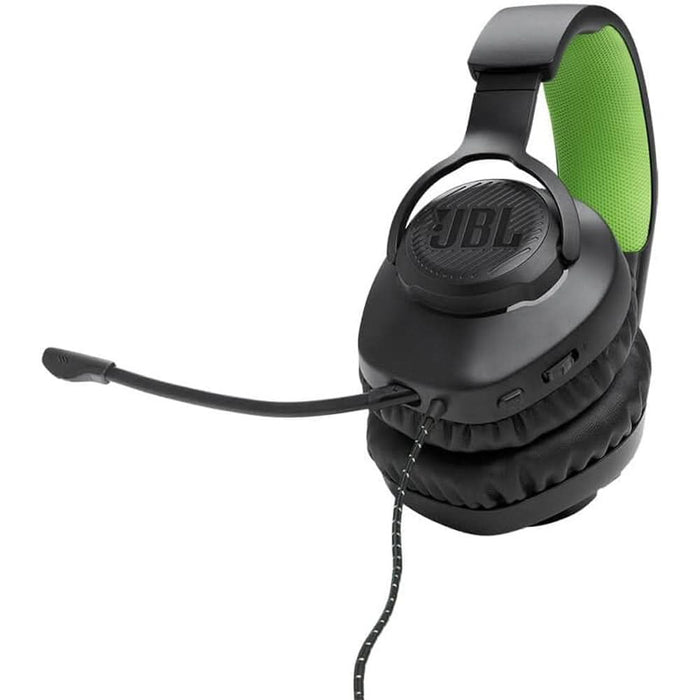 Casti Gaming JBL Quantum 100X Console, multiplatforma, Jack 3.5mm, negru-verde WALTI