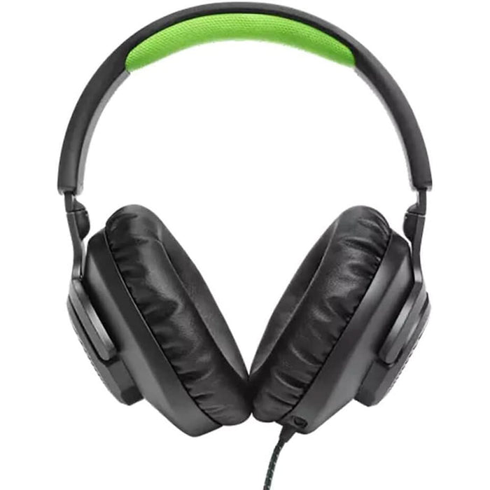 Casti Gaming JBL Quantum 100X Console, multiplatforma, Jack 3.5mm, negru-verde WALTI
