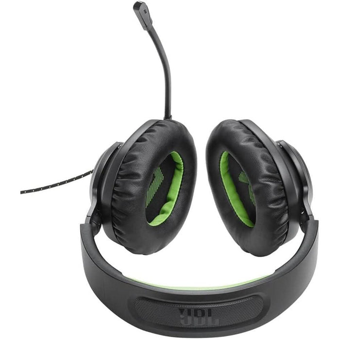 Casti Gaming JBL Quantum 100X Console, multiplatforma, Jack 3.5mm, negru-verde WALTI