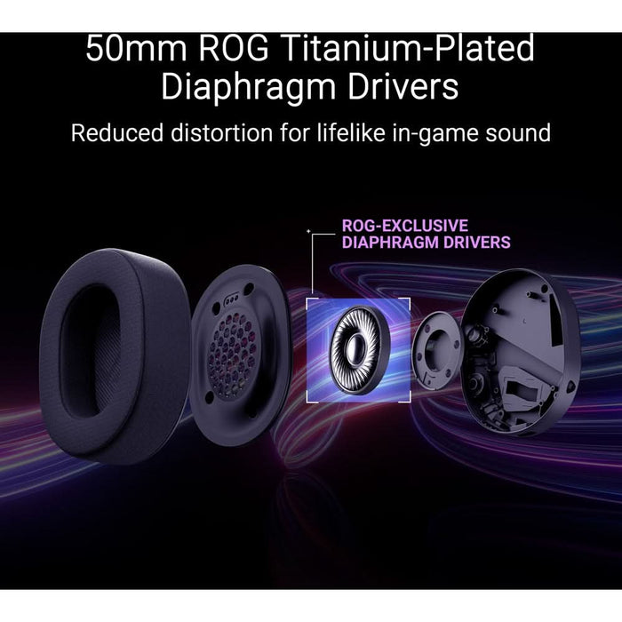 Casti Gaming Wireless ASUS Rog Pelta, stereo, multiplatforma, negru WALTI