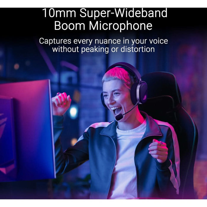Casti Gaming Wireless ASUS Rog Pelta, stereo, multiplatforma, negru WALTI