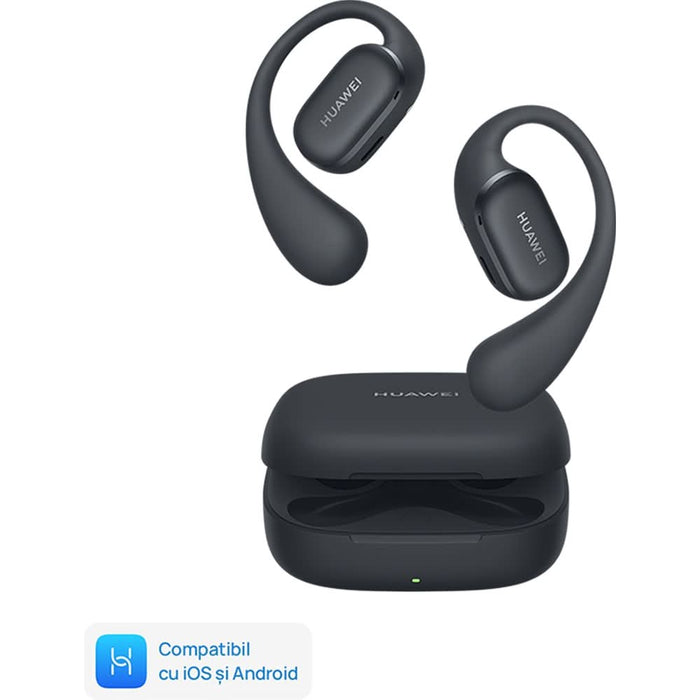 Casti HUAWEI FreeArc, True wireless, Bluetooth, Open-ear, Microfon, Black WALTI