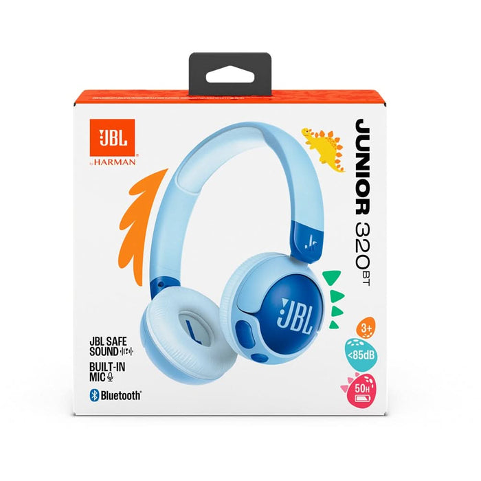 Casti pentru copii JBL JR320BT, Bluetooth, On-ear, Microfon, albastru WALTI