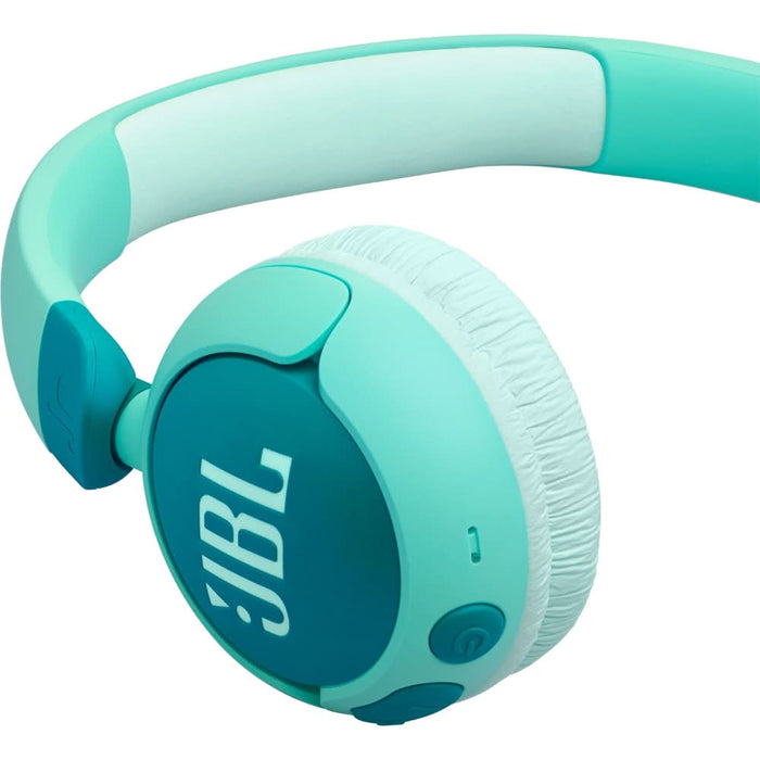 Casti pentru copii JBL JR320BT, Bluetooth, On-ear, Microfon, verde WALTI